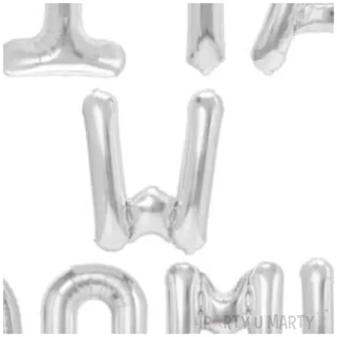 balon foliowy witaj w domu napis srebrny partypal 16 10 szt ltr