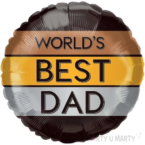 balon foliowy worlds best dad dla najlepszego taty godan 18 rnd