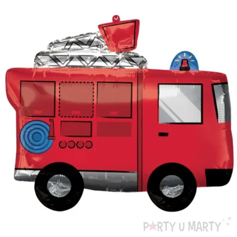 balon foliowy woz strazacki amscan 26 shp