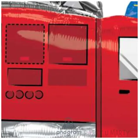 balon foliowy woz strazacki amscan 42 shp