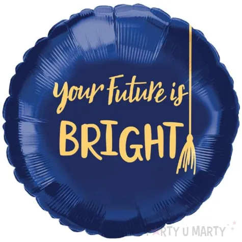 balon foliowy your future is bright zakonczenie roku godan 18 rnd