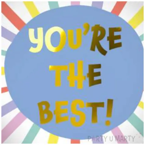 balon foliowy youre the best folat 18 rnd