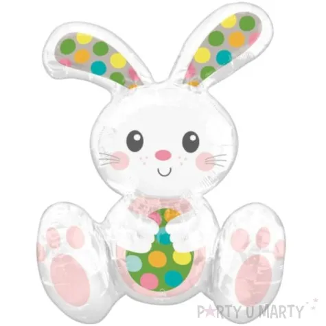 balon foliowy zajaczek siedzacy diy amscan 19 shp