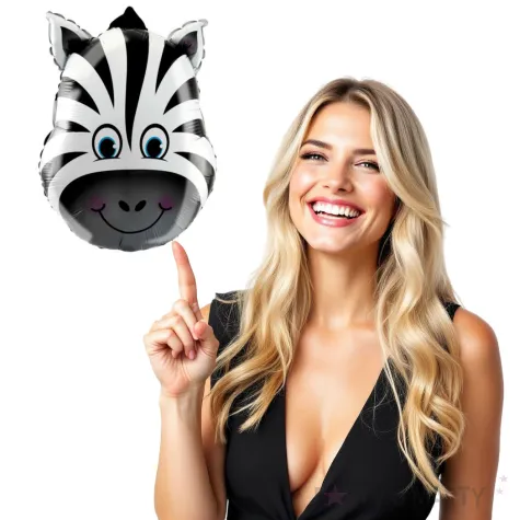 balon foliowy zebra partypal 13 shp