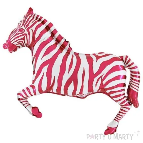 balon foliowy zebra rozowy grabo 14 shp