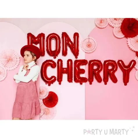 balon foliowy znak and czerwony partydeco 14