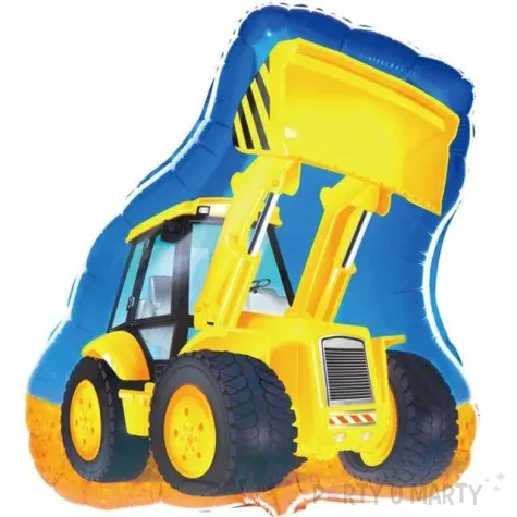 balon foliowy zolta koparka partypal 26 shp
