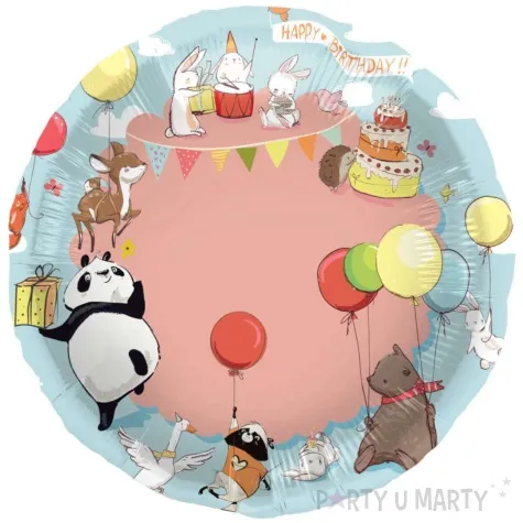 balon foliowy zwierzeta urodziny 3d folat 22 shp