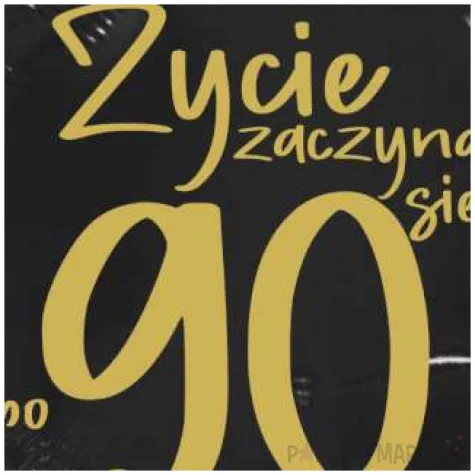 balon foliowy zycie zaczyna sie po 90 czarny 18 rnd