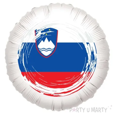 balon foliwoy panstwa swiata slowenia bialy 18 rnd