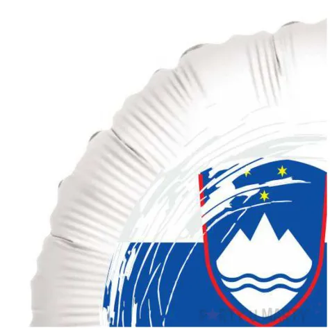 balon foliwoy panstwa swiata slowenia bialy 18 rnd