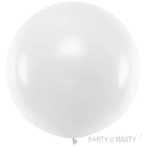 balon g220 pastel olbrzym 80 cm bialy gemar 31