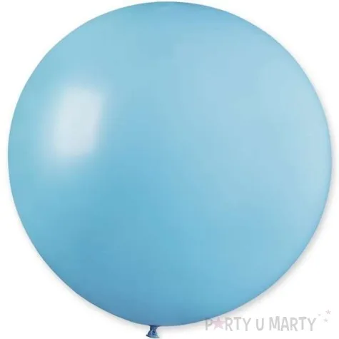 balon g30 pastel olbrzym 80 cm niebieski jasny gemar 31