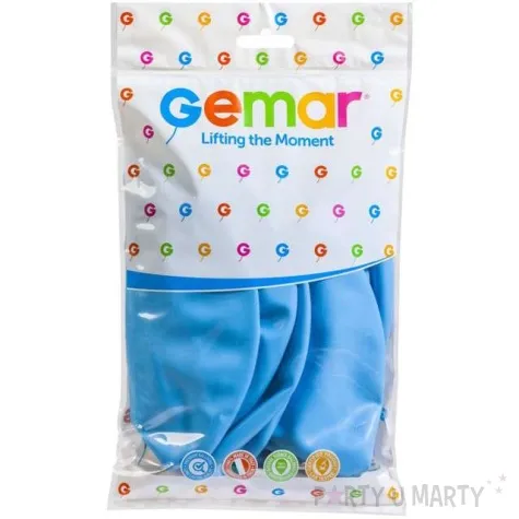 balon g30 pastel olbrzym 80 cm niebieski jasny gemar 31