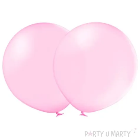 balon gigant pastelowy rozowy belbal 24 2 szt