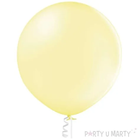 balon gigant pastelowy zolty belbal 24 2 szt