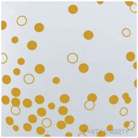 balon konfetti zlote transparentne qualatex 36 cali 2 szt