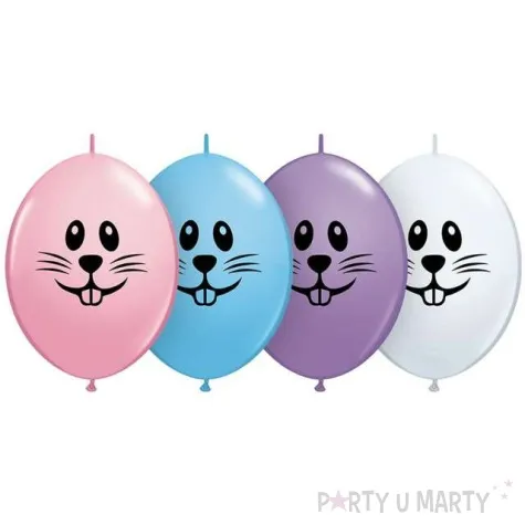 balon kroliczek mix qualatex 6 50 szt