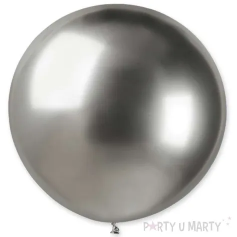 balon kula chromowana srebrny 31 orb