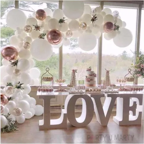 balon kula olbrzym metaliczna srebrny gemar 26