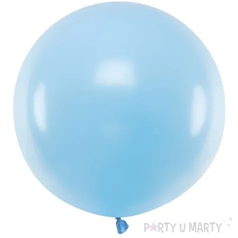balon okragly blekitny pastel partydeco 24