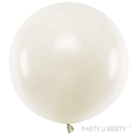 balon okragly kremowy pastel partydeco 24