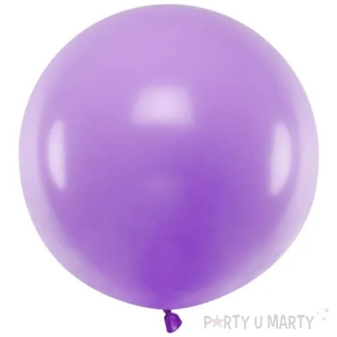 balon okragly lawendowy pastel partydeco 24