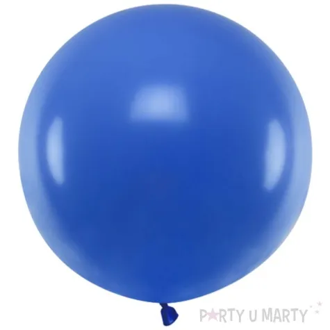 balon okragly niebieski pastel partydeco 24