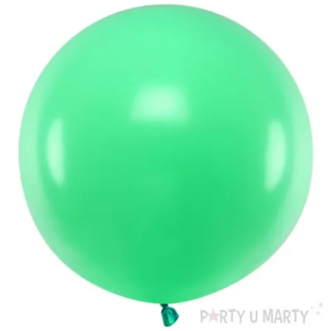 balon okragly zielony pastel partydeco 24