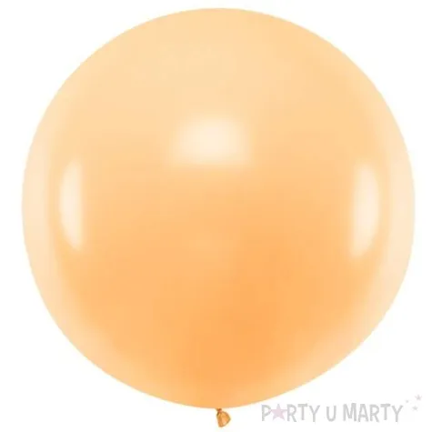 balon olbrzym brzoskwiniowy jasny partydeco 60 cm