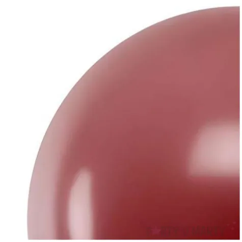 balon olbrzym burgundowy pastel partydeco 24