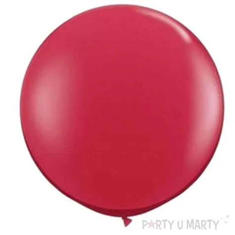 balon olbrzym classic czerwony rubin qualatex 36 2 szt