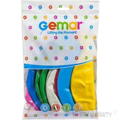 balon olbrzym classic pastel mix gemar 100 cm 10 szt