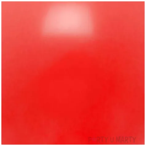 balon olbrzym czerwony pastel partydeco 24