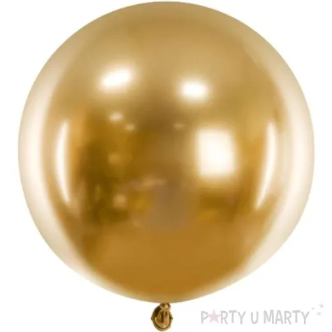 balon olbrzym glossy zloty partydeco 24