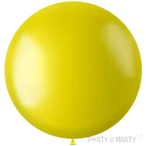 balon olbrzym kula metalik zolty 31 orb