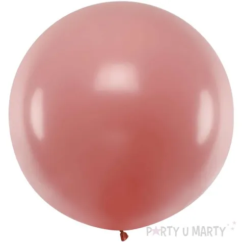 balon olbrzym pastel dzika roza partydeco 100cm