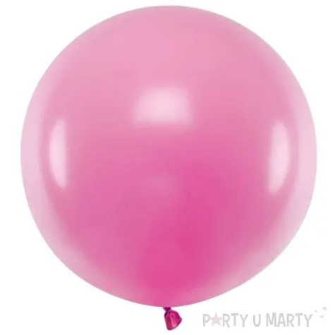 balon olbrzym pastel fuksja partydeco 60 cm