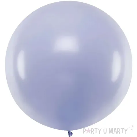 balon olbrzym pastel liliowy jasny partydeco 100 cm