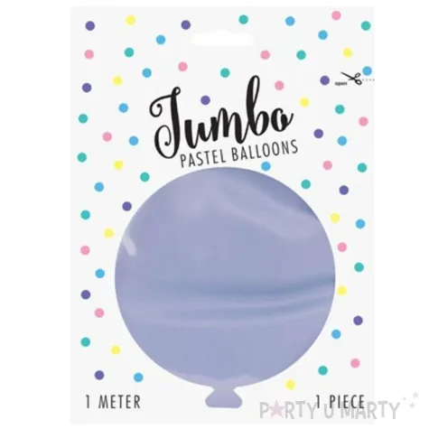 balon olbrzym pastel liliowy jasny partydeco 100 cm