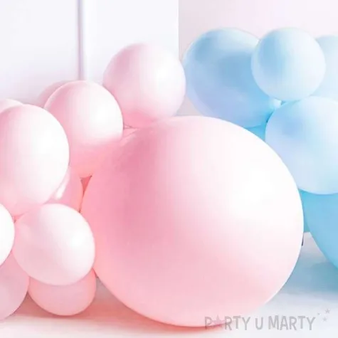 balon olbrzym pastel rozowy blady partydeco 100 cm