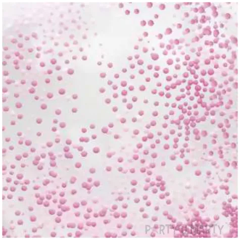 balon piankowe kuleczki rozowe jasne transparentny dekoracjepolska 12 5 szt