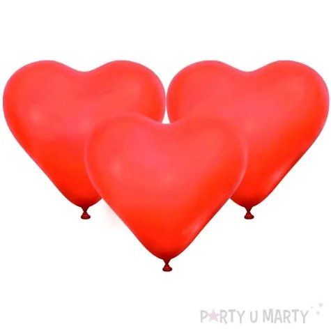 balon serce czerwony godan 10 3 szt hrt