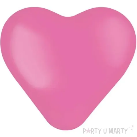 balon serce gladkie rozowy folat 10 8 szt hrt