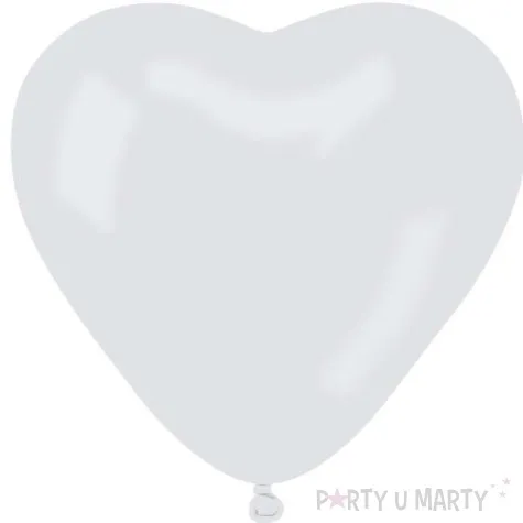balon serce pastel biale gemar 11 100 szt hrt