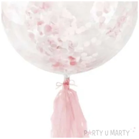 balon z konfetti fredzle roz transparentny arpex 18 orb