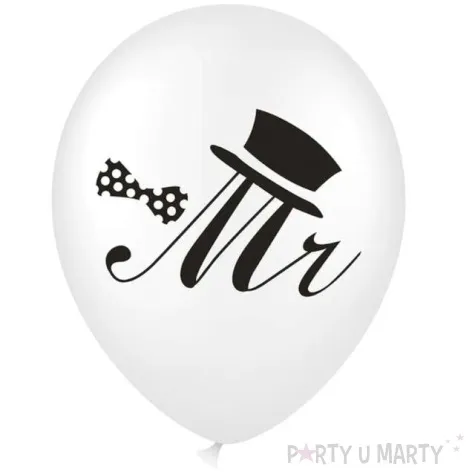 balon z napisem mr bialy partypal 18