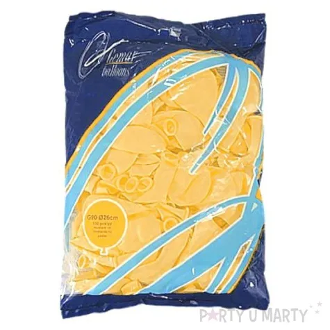balony 10 pastel gemar mustard 100 szt
