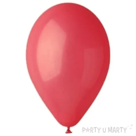 balony 10 pastel gemar red 100 szt