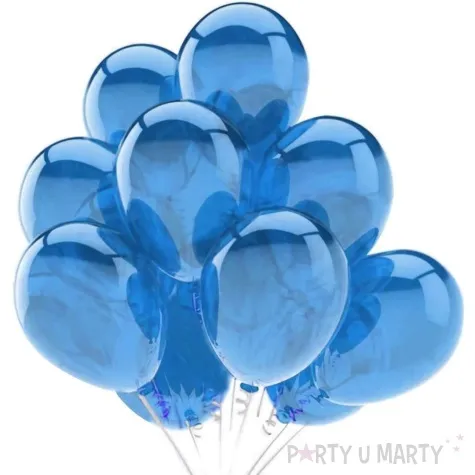 balony 10c blue crystal niebieski partydeco 9 20 szt